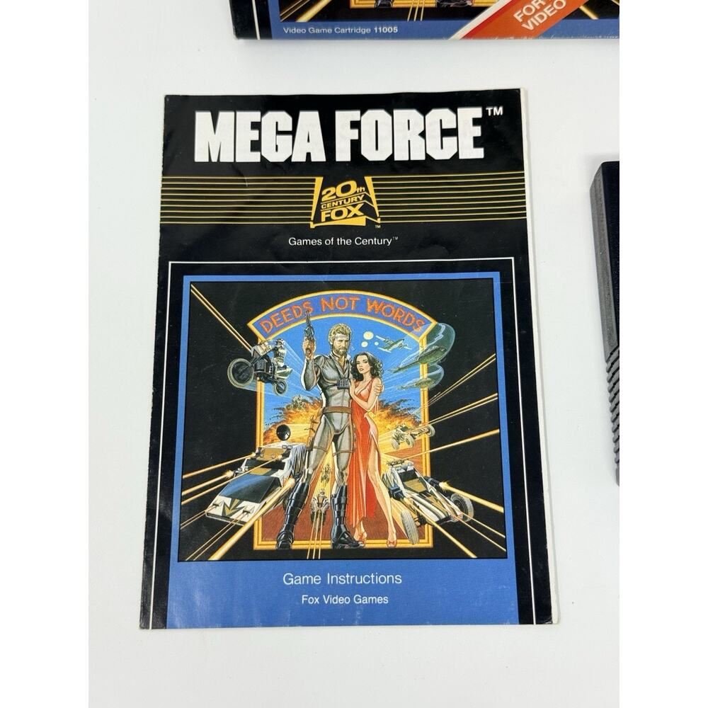 Mega Force Atari 2600 20th Century Fox 1982 Complete CIB Tested - Picture 7 of 8